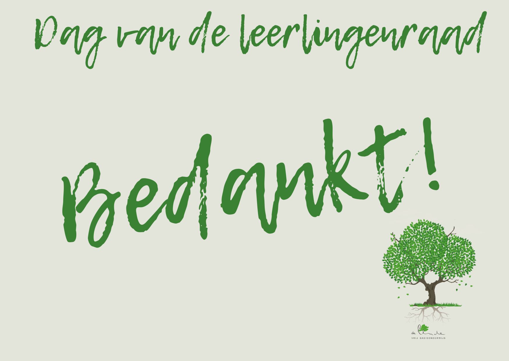 Dag van de leerlingenraad!